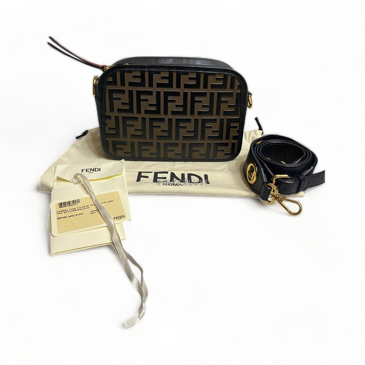 Fendi camera hot sale bag black